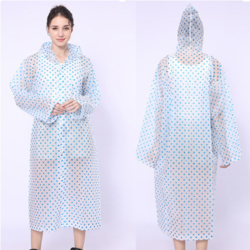 Adult raincoat is simple, fashionable and easy to handle various occasions