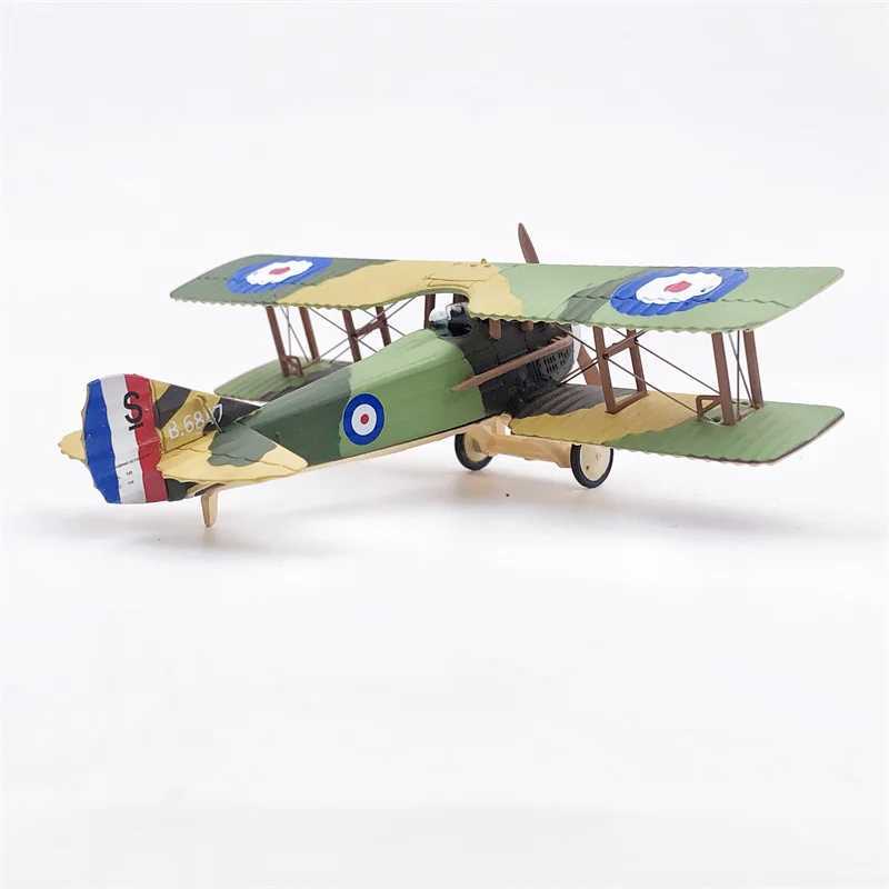 1 72 Scale Red Baron SE.5a Spade Bristol Bulldog Biplane Propeller Fighter Diecast Metal Airplane Plane Aircraft Model ToyXJ241010