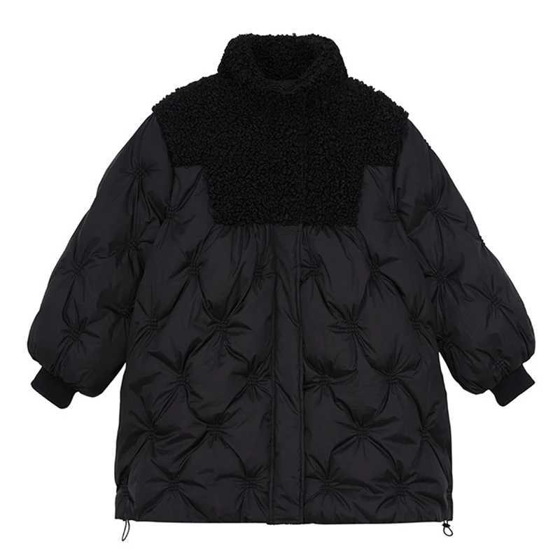 Down Coat Teen girl down jacket winter solid color keep warm and fashionable Parkas jacket zipper jacket 5 6 8 10 12 14 year clothing H241010