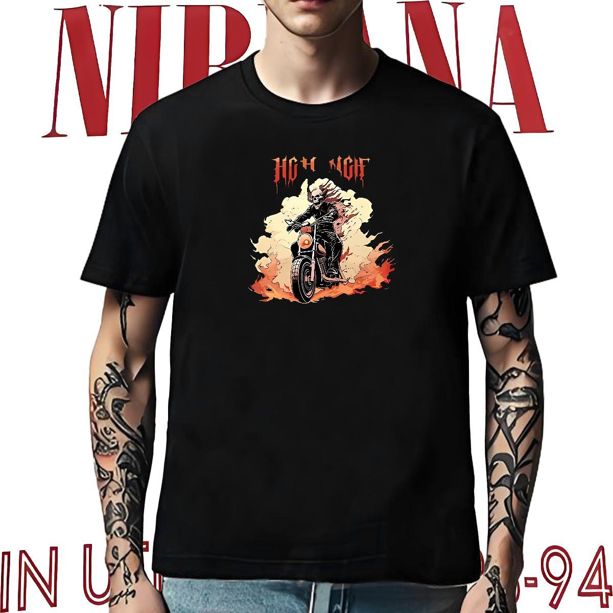 Unisex T Shirts Men 230g Pure Cotton skull Street Wear Customized O Neck Short Sleeves Mens Tshirts DIY Customized Top Tees