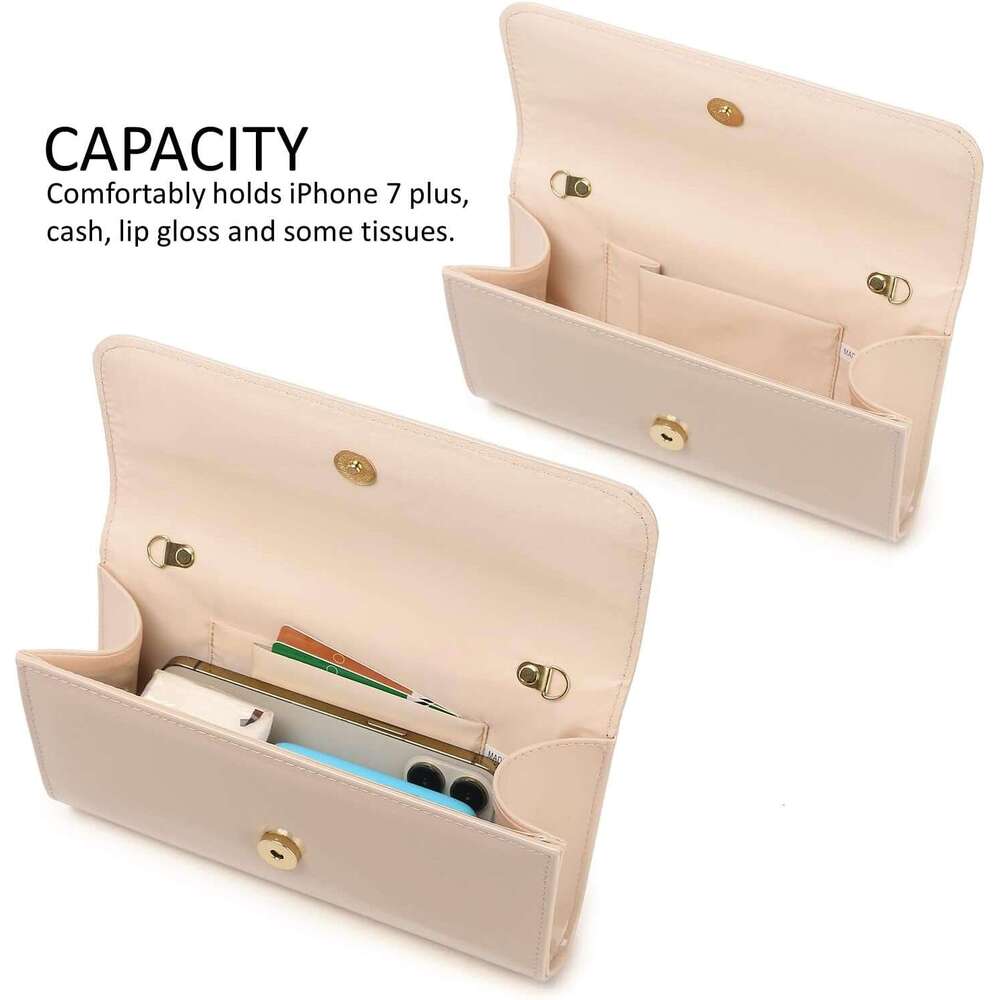 Patent Leather Envelope Clutch Womens Evening Handbag Stylish Shoulder Bag Purse for Christmas Wedding Party Prom