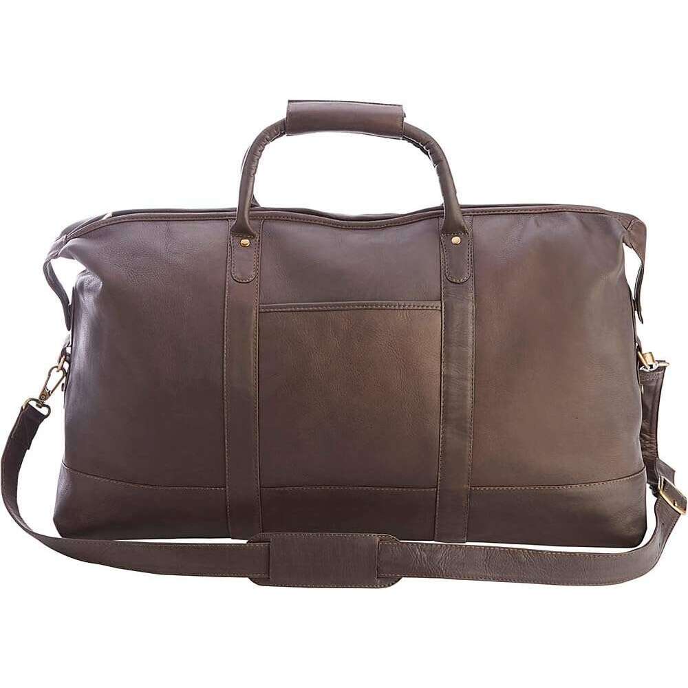 Royce Leather Duffel Bag Lage Handcrafted in Colombian Leather, Tan, One Size