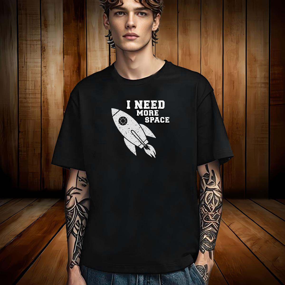 Loose Fit Mens T Shirts 100% Cotton 230g letter Sport Customized Print Breathable Short Sleeve Men Tshirts DIY Tees