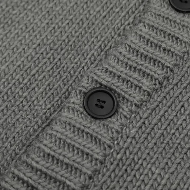 aw high-quality traditional mens knitted casual sweater winter warm cardigan Y2k mens/womens sweater 241007