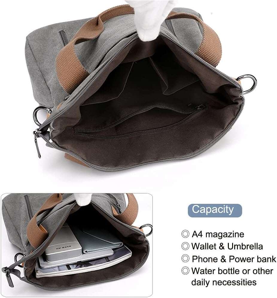 Women Canvas Shoulder bags Hobo Tote Casual Satchel Handbags Crossbody Shopper Bags