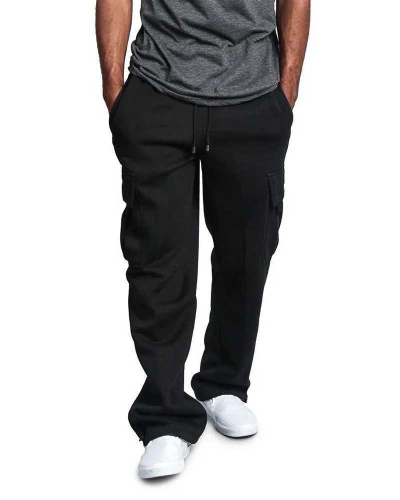 New Mens Freight Pants Trend High Street Bottom Fitness Exercise Running Fitness Pants Training Tights Trousers Casual Sports Pants W241009