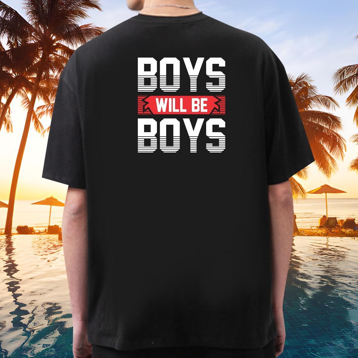 Loose Fit T shirt 100% Cotton 230g letter Hip Hop Street Anime Pure Cotton Men Clothes T-Shirt DIY Tees