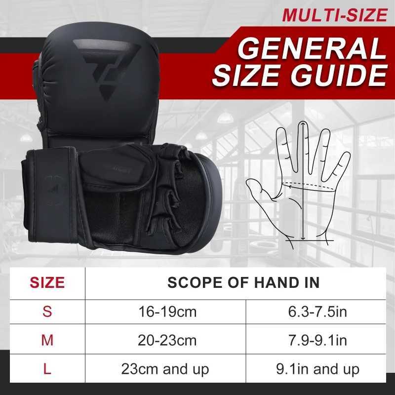 Professional MMA boxing gloves PU leather MMA combat martial arts boxing gloves Karate Muay Thai training gloves W241010