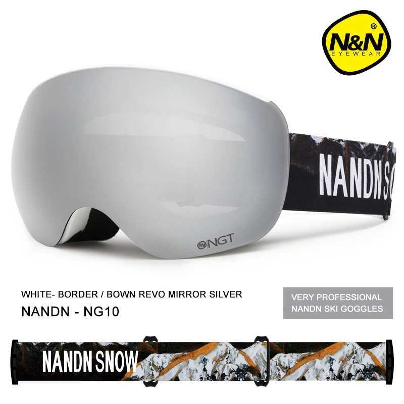 NANDN brand ski goggles mens ski goggles UV400 protective ski goggles anti fog ski mask NG10 CL241010