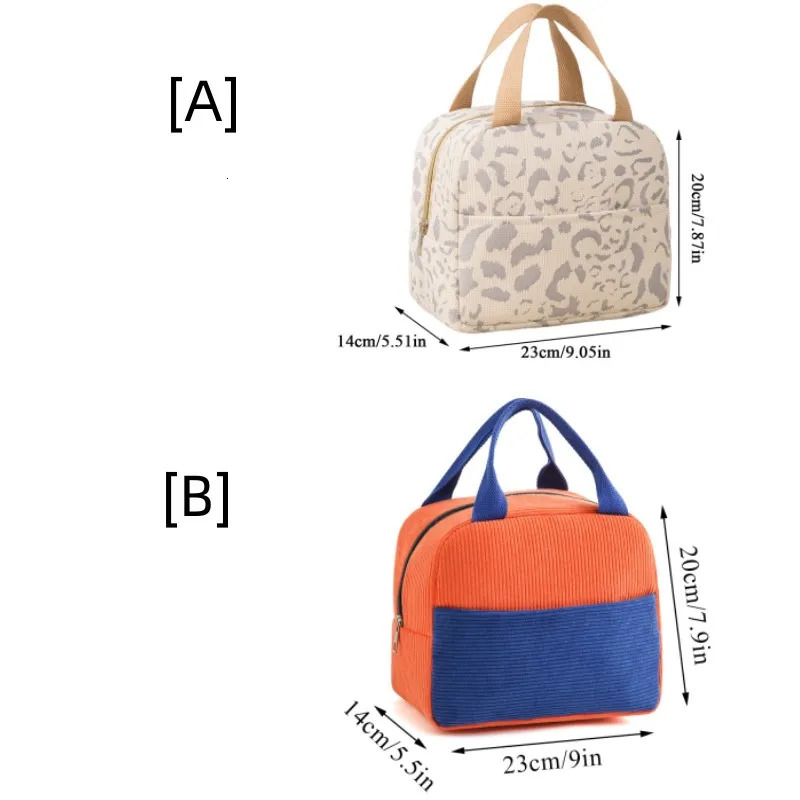 Small Portable Thermal Lunch Bag Durable Waterproof Office Cooler Box Girls Food Ice Insulated Case Camping Ins 240925