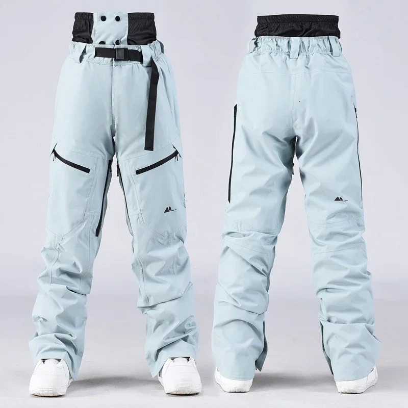 2024 Mountain Sport Woman Snowboard Overalls Windproof Men Skiing Pants Outdoor Snow Trousers Hiking Waterproof Warm Ski Clothes 241010
