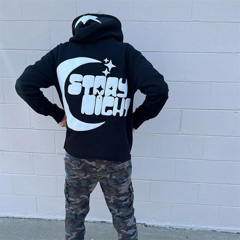 Star Letter Print Y2K Clothes Autumn Women Hoodies Retro Long Sleeve Oversized Sweatshirts Male Harajuku Hiphop Hooded Jackets y240907