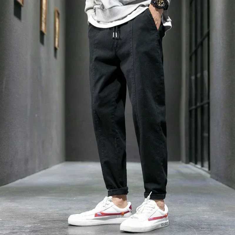 Mens cargo pants straight mens Trouser wide fishing autumn large size Harajuku clothing casual new fashion cheapest loose W241009