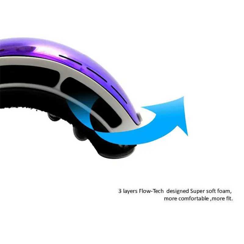 COPOZZ brand ski goggles ski goggles dual lens UV400 anti fog adult ski goggles womens snow shoes CL241010