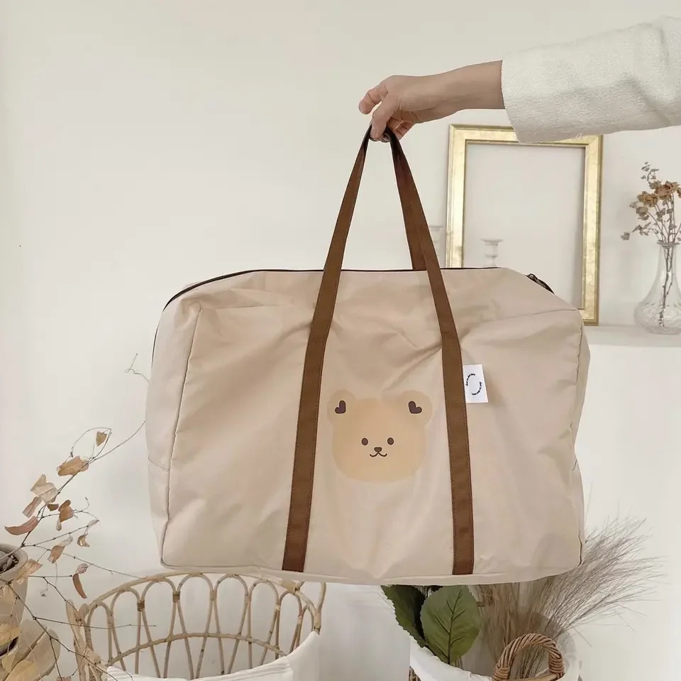 Cartoon Mom Bag Large Capacity Kindergarten Quilt Storage Bag Outdoor Travel Essential 241008