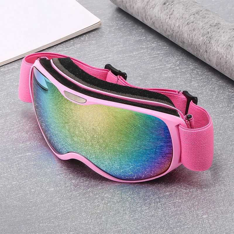 Childrens ski goggles winter windproof snow goggles anti fog UV protection outdoor sports climbing skis childrens skiing eyes CL241017