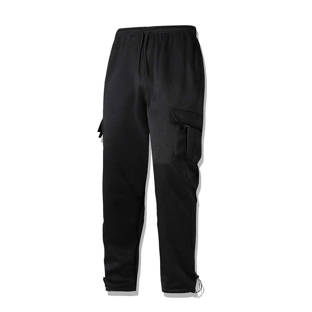 New loose straight fitting street running pants fashionable mens multi pocket casual sports pants W241009