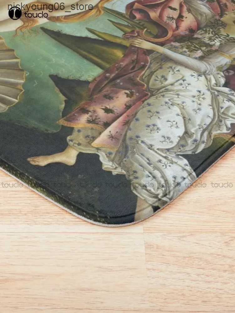 Non-Slip Bath Mats The Birth Of Venus By Sandro-Botticelli (1486) Bath Mat Christmas Bathroom Mats L240910