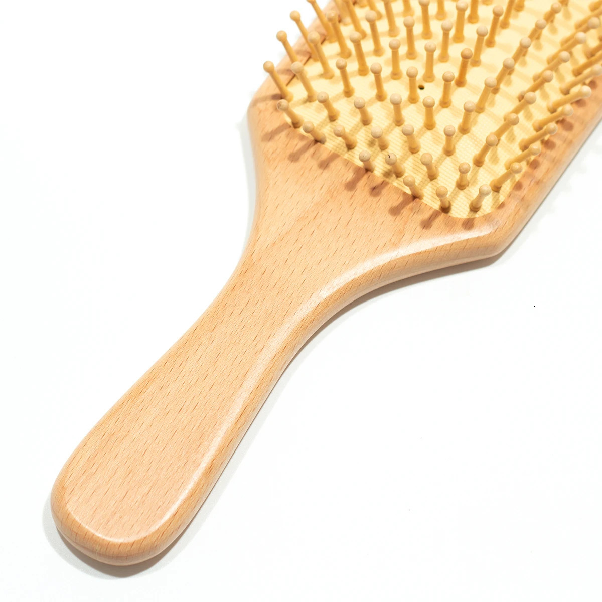 Autumn Fish Large Air Cushion Air Bag Wooden Beech Comb Scalp Massage Round Head Comb Reduce Hair Loss Styling Tool 241009