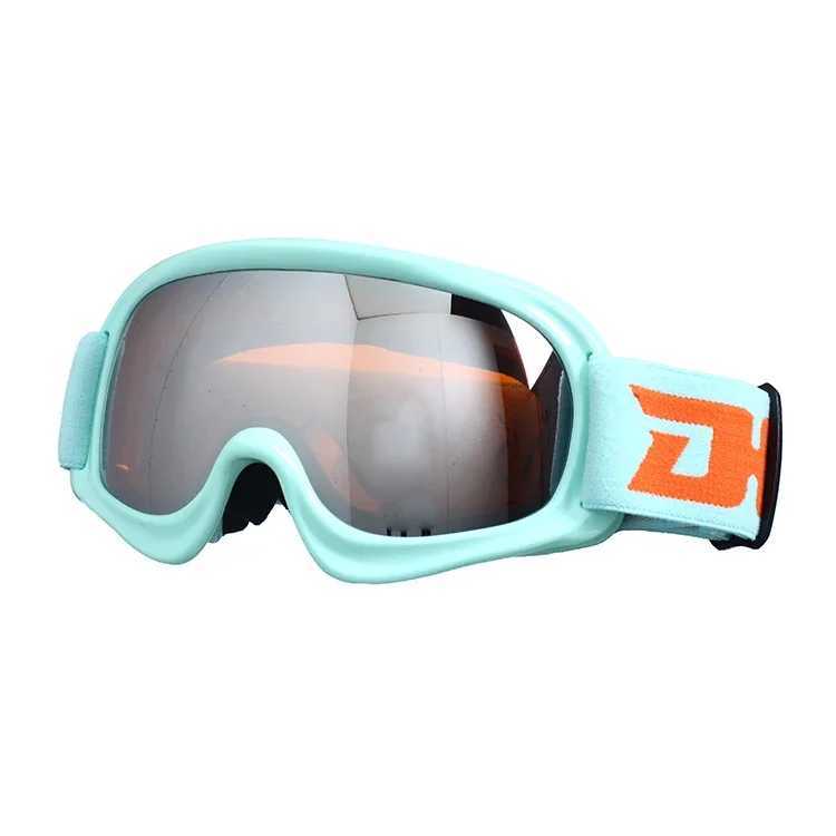 Fashion winter sports anti UV400 anti fog lens ski racing glasses customized childrens ski goggles CL241010