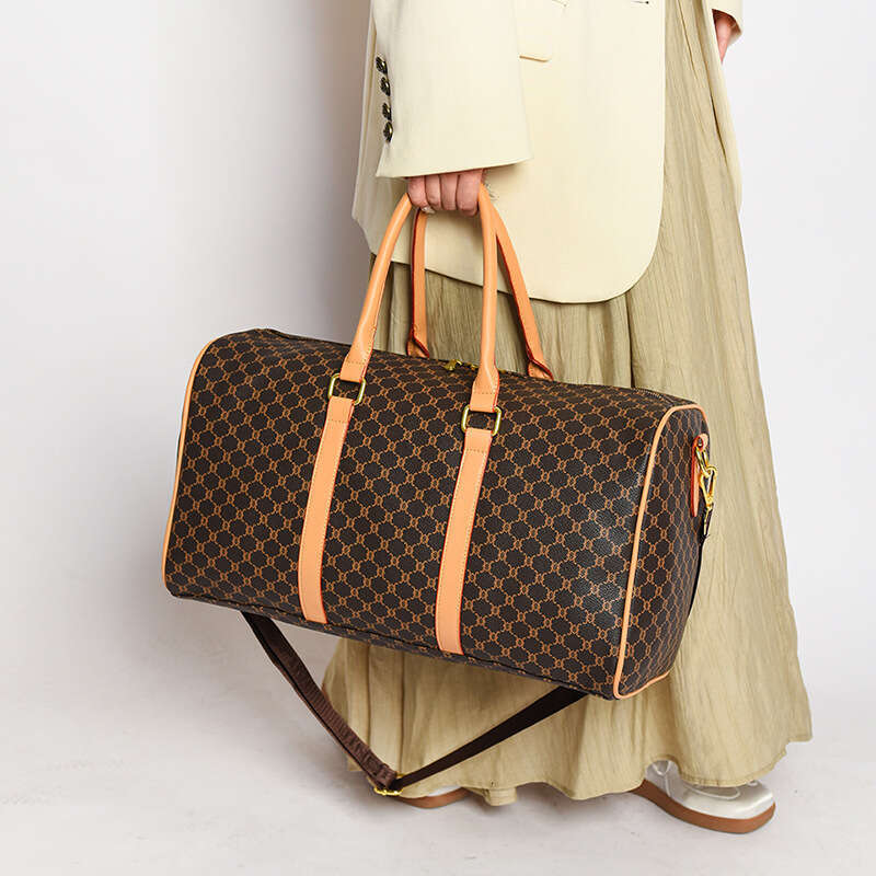 Ladies' travel fashionable large capacity luggage hand raised poor business simple tote bag, ready for delivery bag