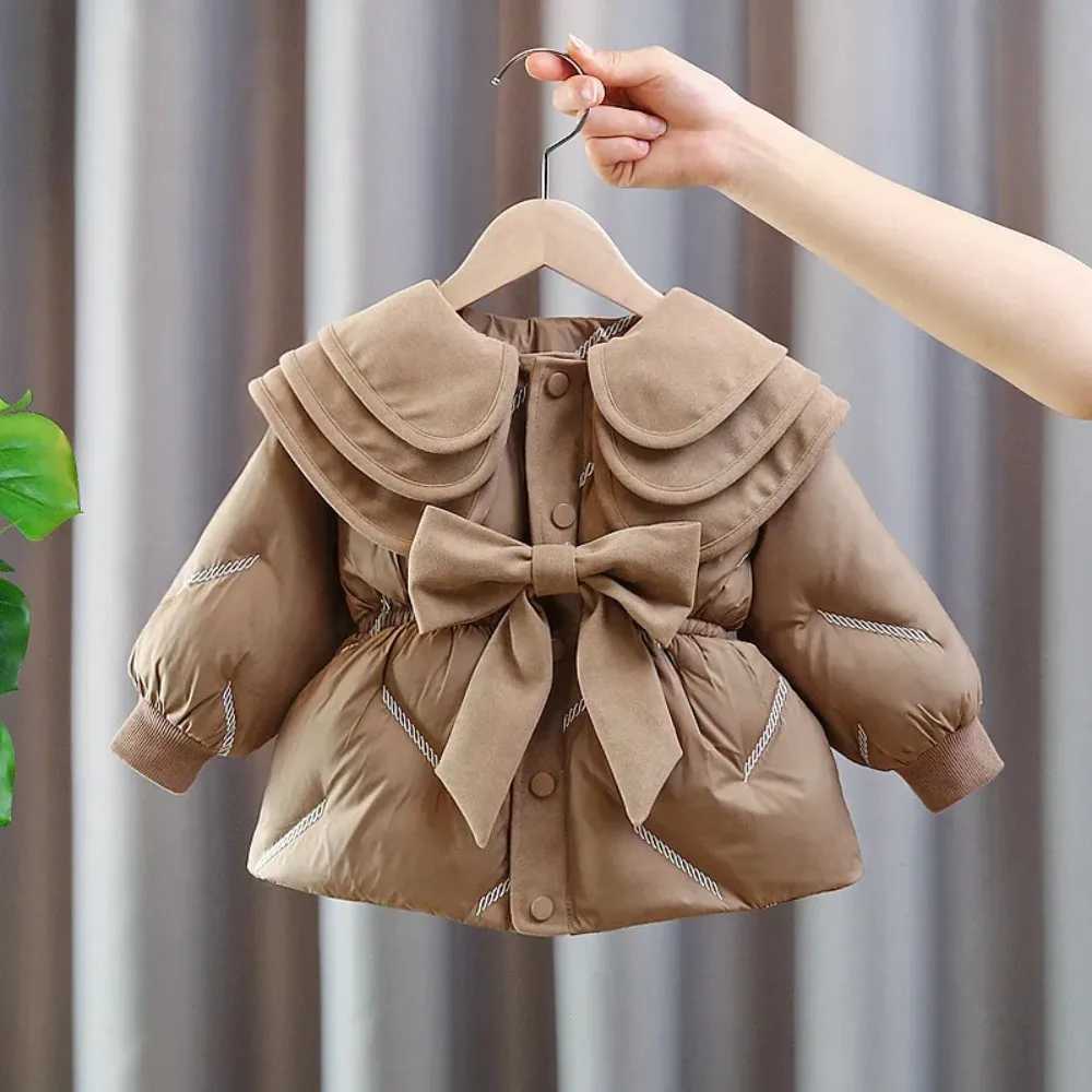 Down Coat Baby girl warm winter coat thick fashionable jacket girl coat childrens clothing H241010