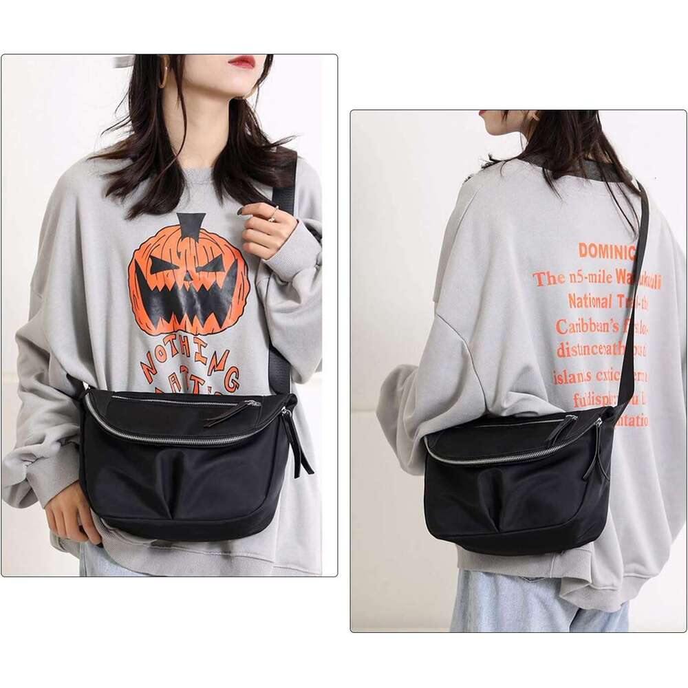 Bags Nylon Crossbody for Women Waterproof Messenger Purses Travel Shoulder Handbags Large Pocketboo
