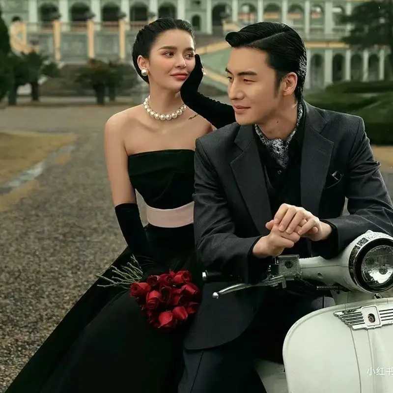 Charming Bridal Wedding Wearing Large White Pearl Necklace Classic Retro Hepburn Style Short Beaded Chain Exaggerated ChokersX241009