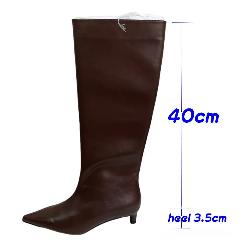Brown Shoes Womens Skating Boots Knee Boots Womens High Boots Fashion Pointed Toe Womens Ankle Western Boots Low Boots 241007