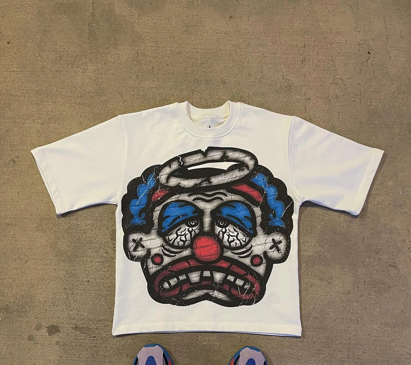 2000s T-shirt Oversized cartoon Anime avatar Graphic print Y2k Streetwear Hip Hop Vintage Short Sleeve couple tees tops 241010