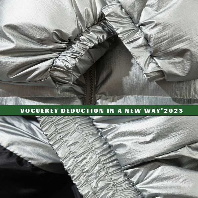 Men's Down Parkas Winter Parkas jacket mens Harajuku embroidered letter star waterproof thick jacket fashionable casual oversized jacket unisex Y