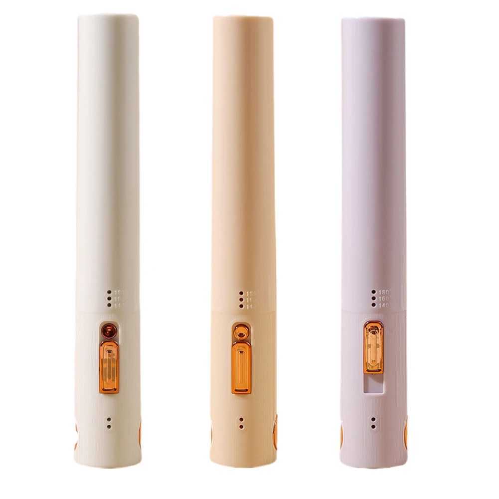 2 in 1 Ceramic Hair Curler Portable Flat Curling Iron Fasting Heating with 3 Temp Setting for Curl Wave Straighten Women HairXJ241010