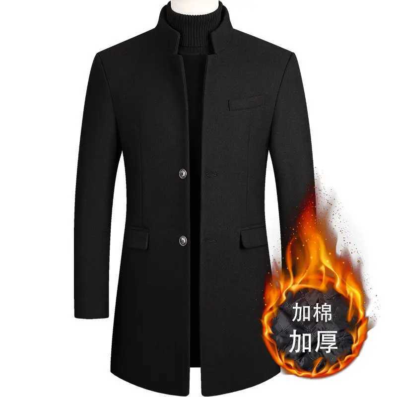 2023 new arrival winter warm wool overcoat thicked trench coat menHigh quality mens smart casual woolen jacketssize M-4XL LX241010