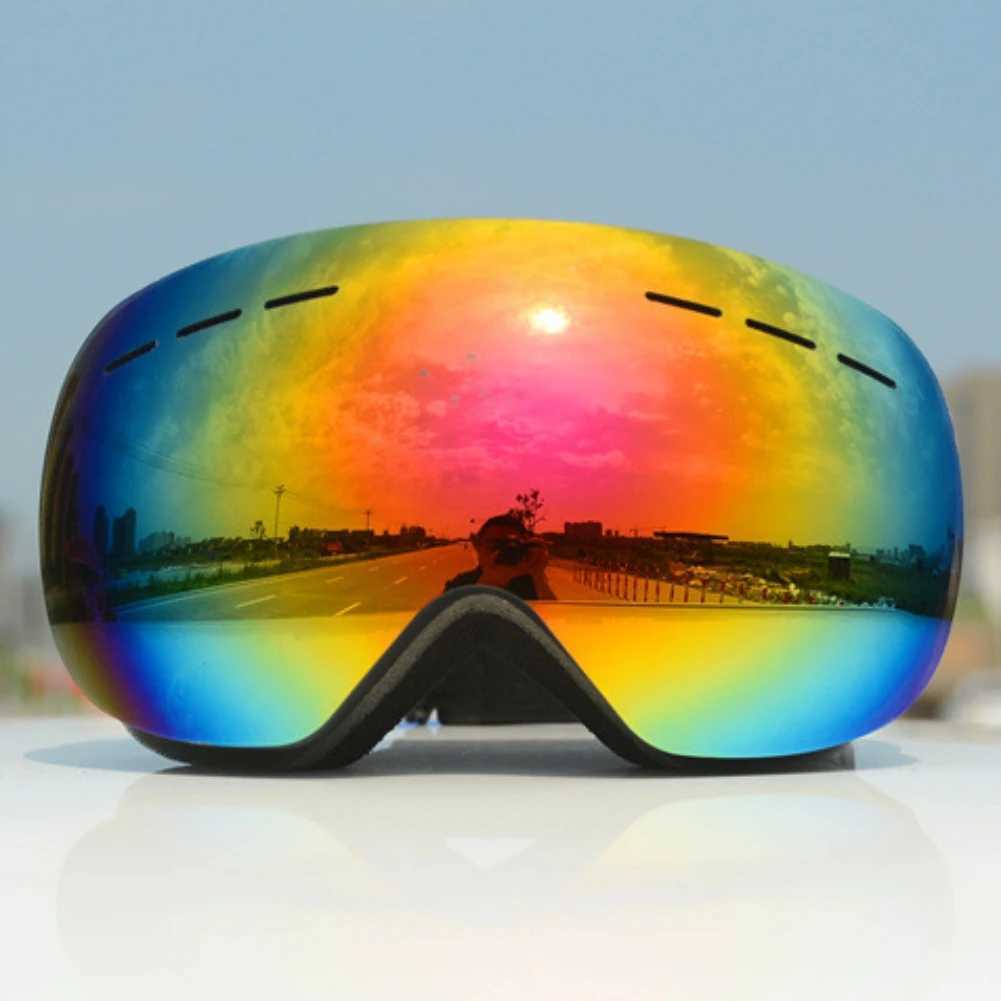 Ski goggles mens ski goggles HX06 double-layer anti fog very fashionable very beautiful large spherical glasses CL241010