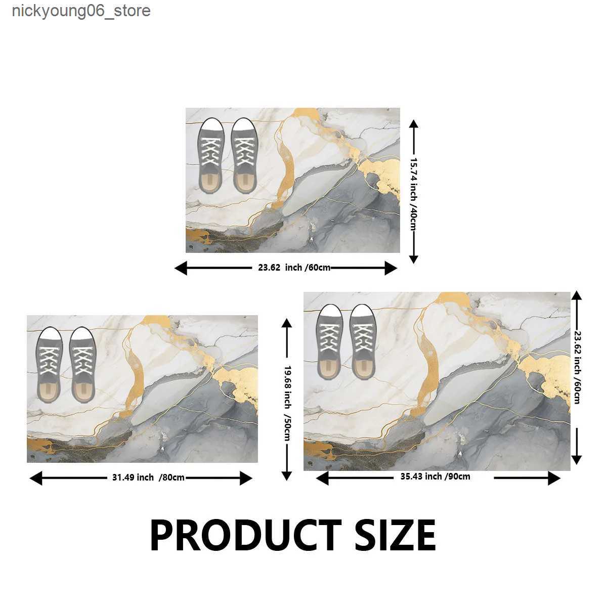 Non-Slip Bath Mats Diatomite Bathroom Carpet Foot Mat Quick Dry Bath Mats Non-slip Shower Rug Toilet Pad Doormat Washable L240910