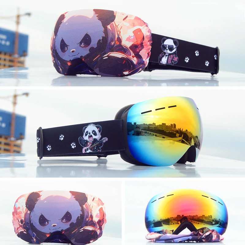 Ski goggles womens winter anti fog with free face mask double-layer UV400 Oculos CL241017