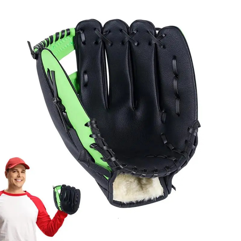 Kids Sport Baseball Glove Outdoor Batting Gloves Softball Practice Equipment Baseball Mitten Training Competition Glove Gear 241010