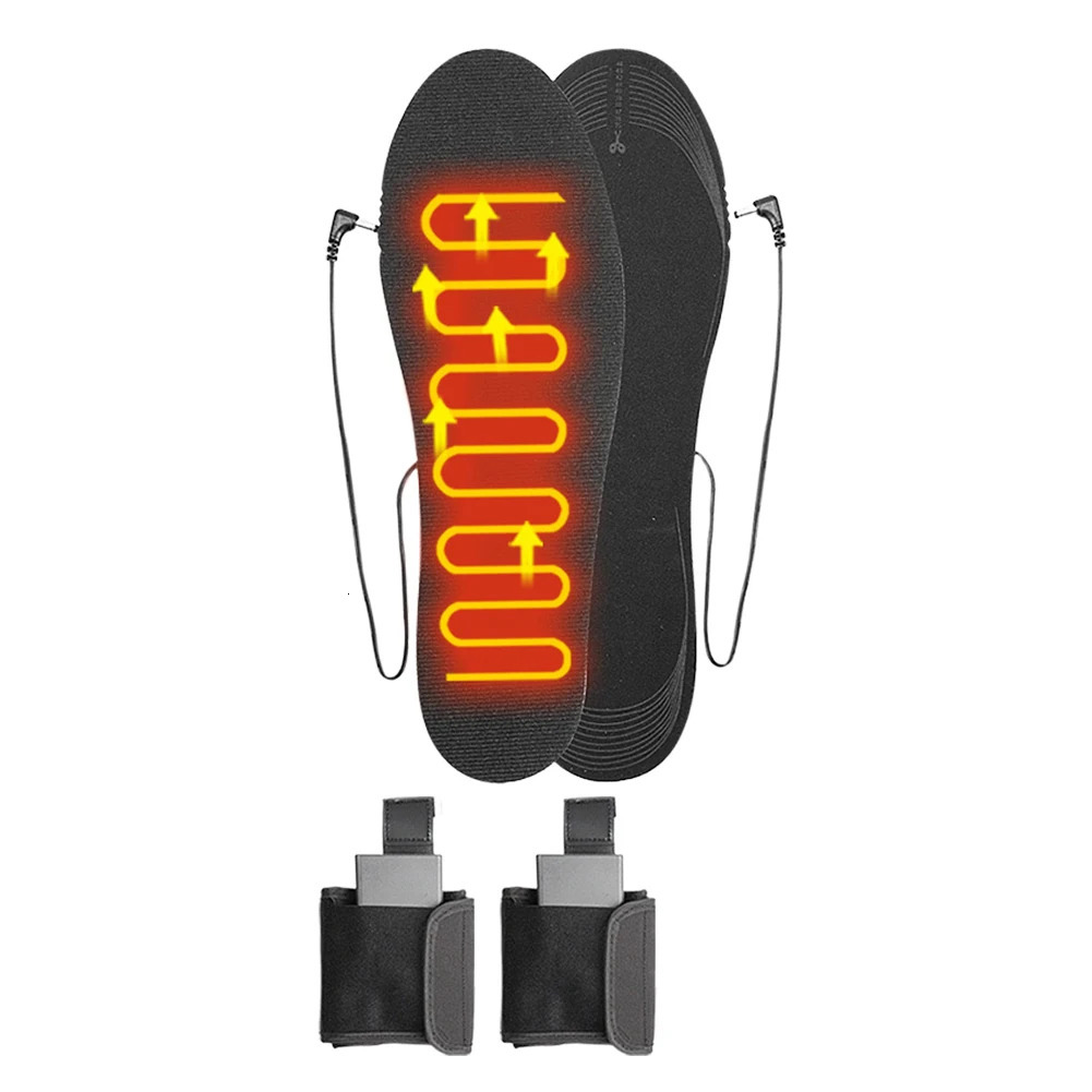 Winter Electric Heated Insoles Heating Insoles Feet Warmer Thermal Shoes Sock Pad Heated Insole BatteryBox Outdoor Sports Insole 241010