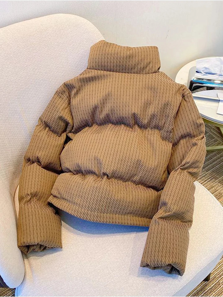 Winter Big Pocket Parka Vintage Jacket Cotton Padded Female Puffer Overszie Coat Warm Outwear Womens Clothing Trend 2023 240930