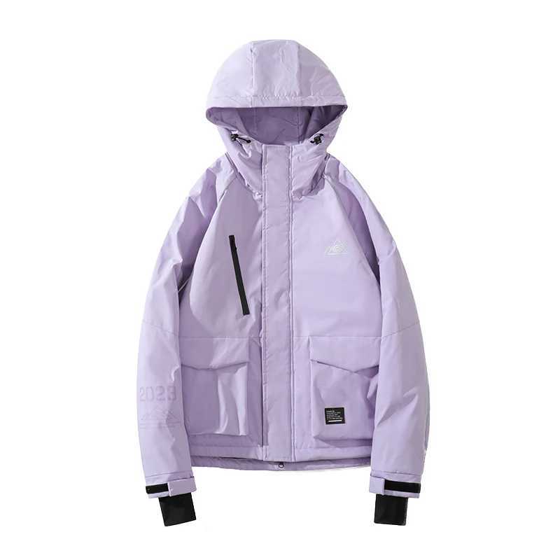 Men's Down Parkas 2024 New Ski Jacket Womens Winter Hot Skating Snowboard Clothing Outdoor Waterproof and Windproof Sports Ski Jacket Coat Y24100