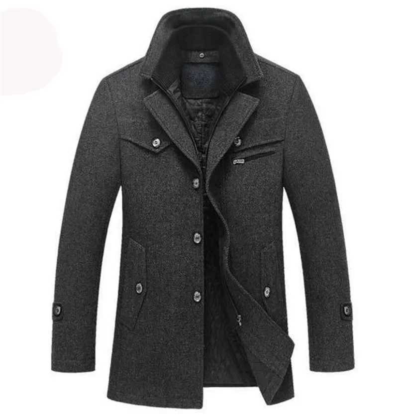 2023 New Mens Jackets Autumn Winter Jackets Collar Woolen Large Woolen High Quality Jackets For Mens Coat Clothing LX241010