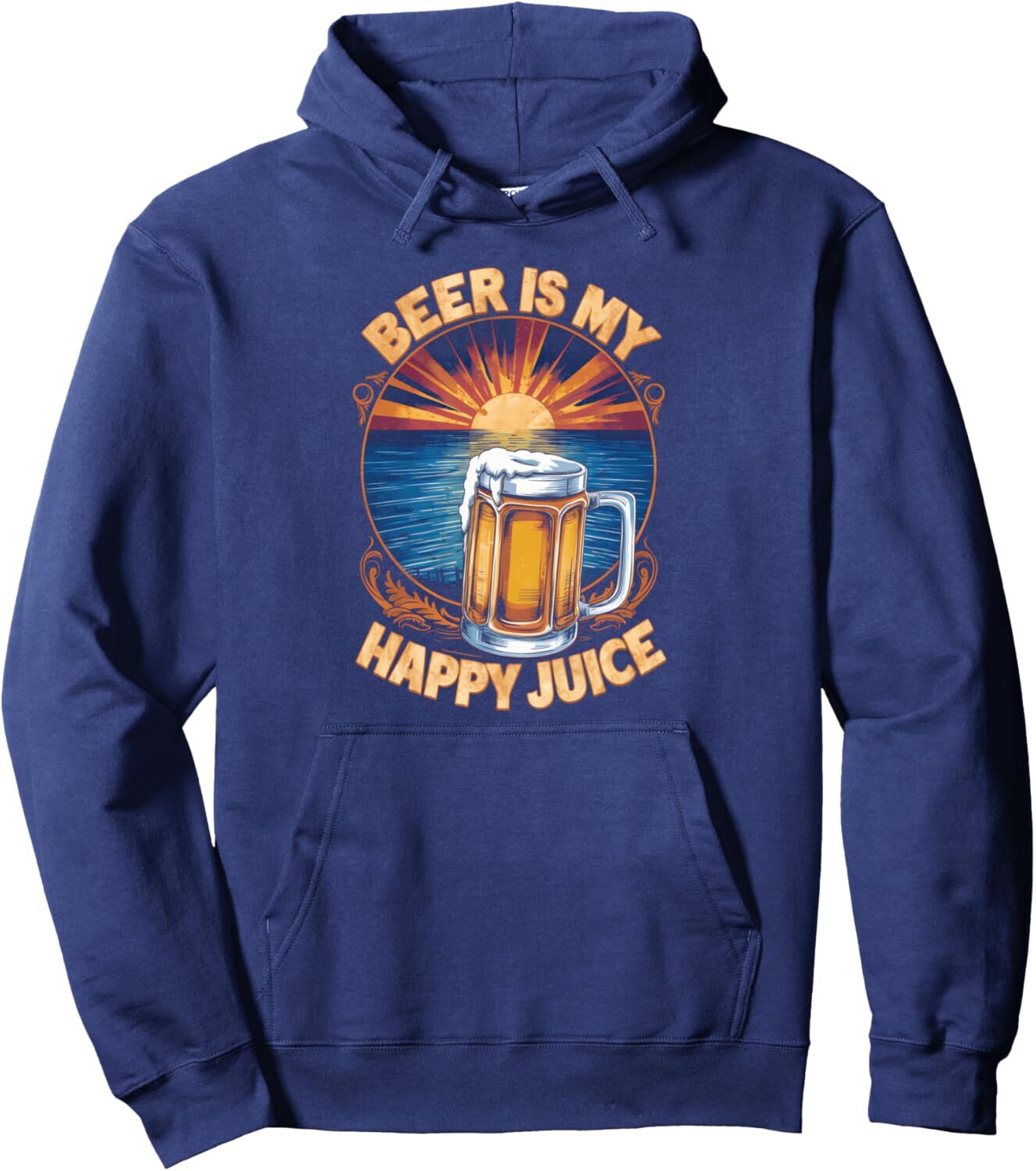 Hoodie for Mens Womens Beer Drinking Sunset Beach Summer Vacation Funny Gifts Idea Pullover Hoodie Graphic Hoodies sweatshirt Pullover Long Sleeve