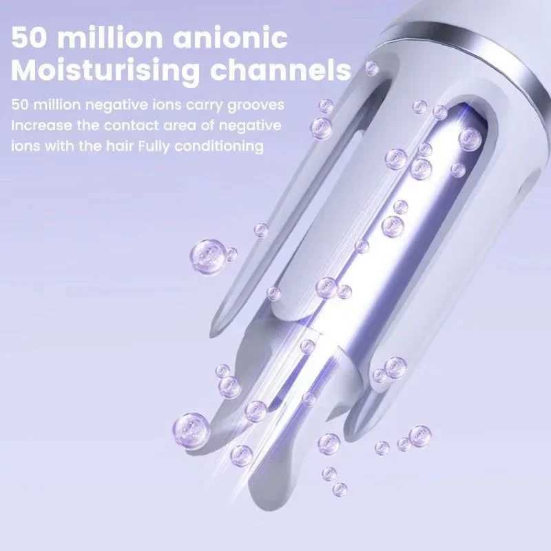 Automatic Hair Curler Stick Negative Ion Electric Ceramic Curler Fast Heating Rotating Magic Curling Iron Hair Care Styling ToolXJ241010