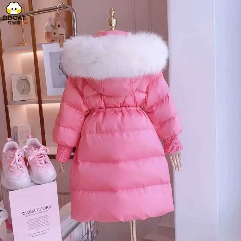 Down Coat New Childrens Park Winter Hoodie Womens Jacket Winter Clothing Warm Thick Velvet Hoodie Baby Coat H241010