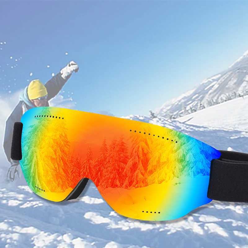 Professional REVO coated high-definition lens single-layer ski goggles UV400 anti fog ski goggles CL241010