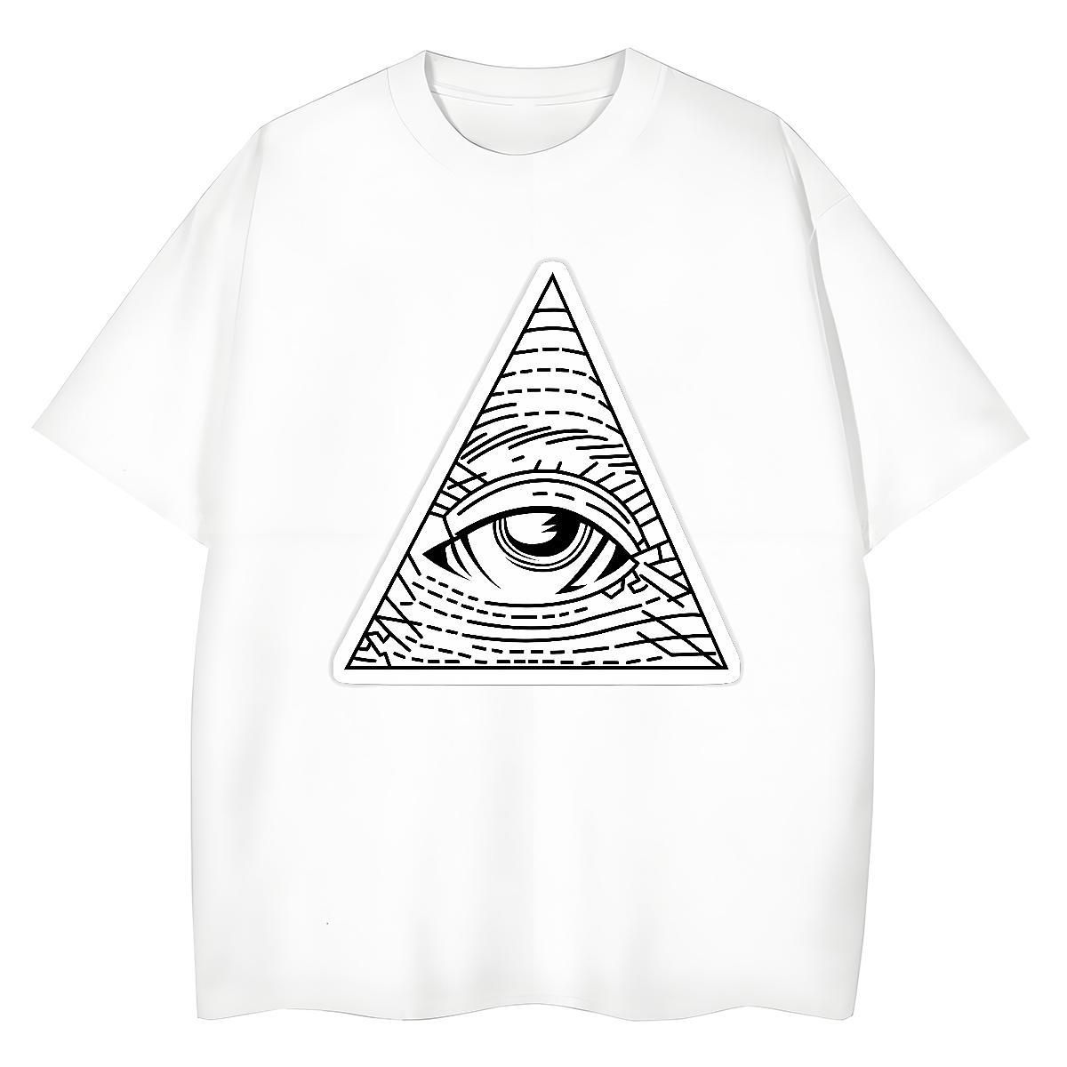 New Arrival Woman T Shirts 230g Pure Cotton Breathable Short Sleeve Casual Daily Wear eye of the devil Lady T shirt Designer Anime Print Top Shirts