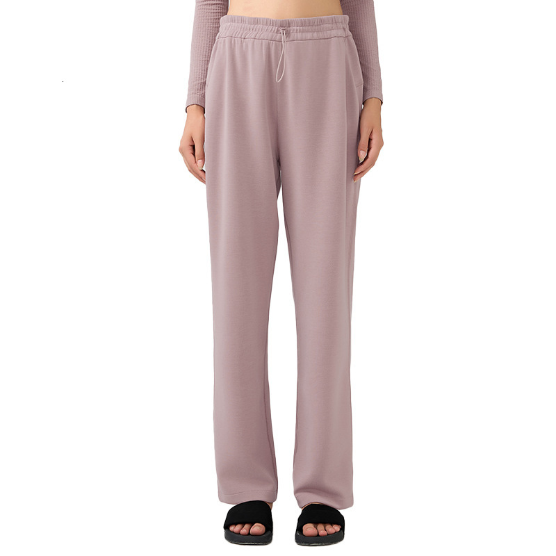 Autumn winter casual sports that cover the skin make you look slimmer, elastic drawstring with high waist wide legs, long pants and sweatpants DAW167