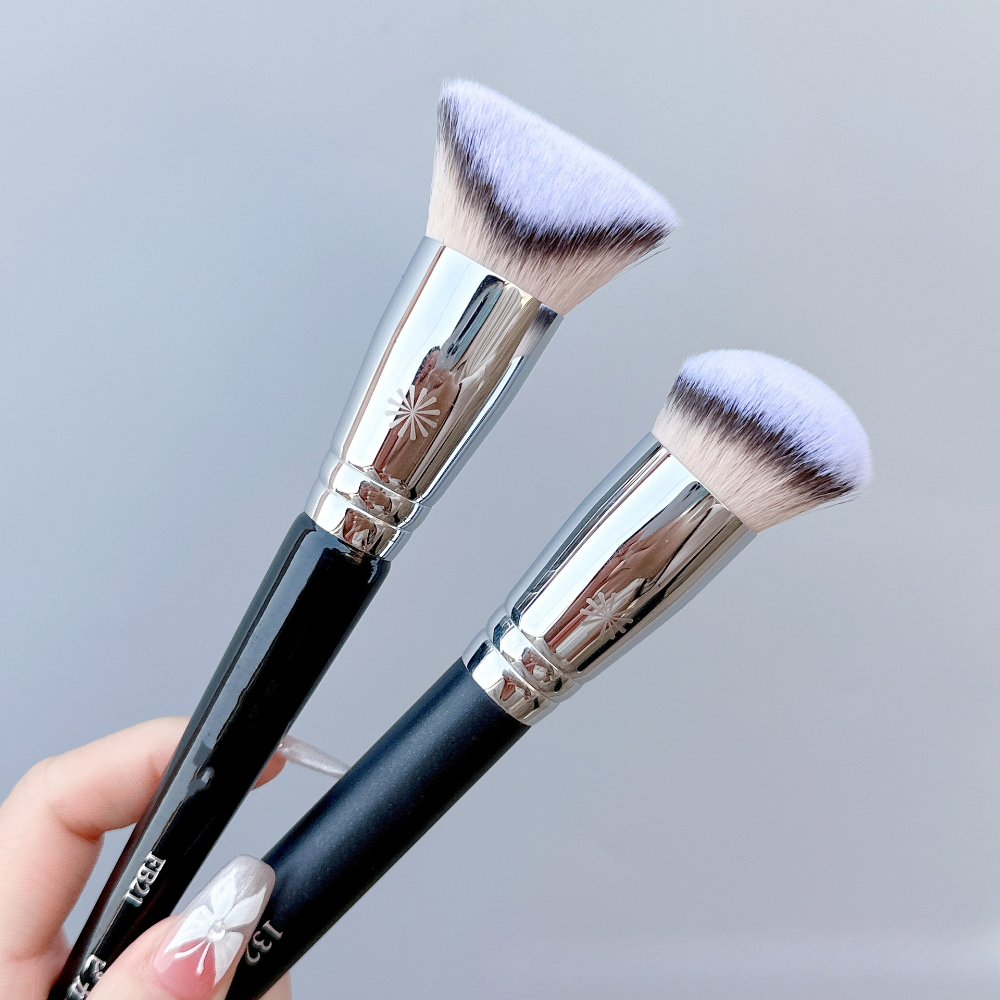 Picasso Beauty Foundation Brush 3D Shape Soft Synthetic Hair Flawless Finish Face Buffing Makeup Brush Cosmetic Tool z250527MPG0