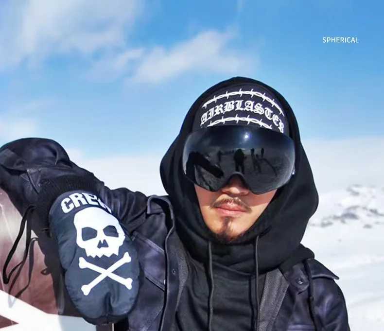 NANDN ski goggles double-layer UV400 anti fog large ski goggles mens ski goggles CL241010