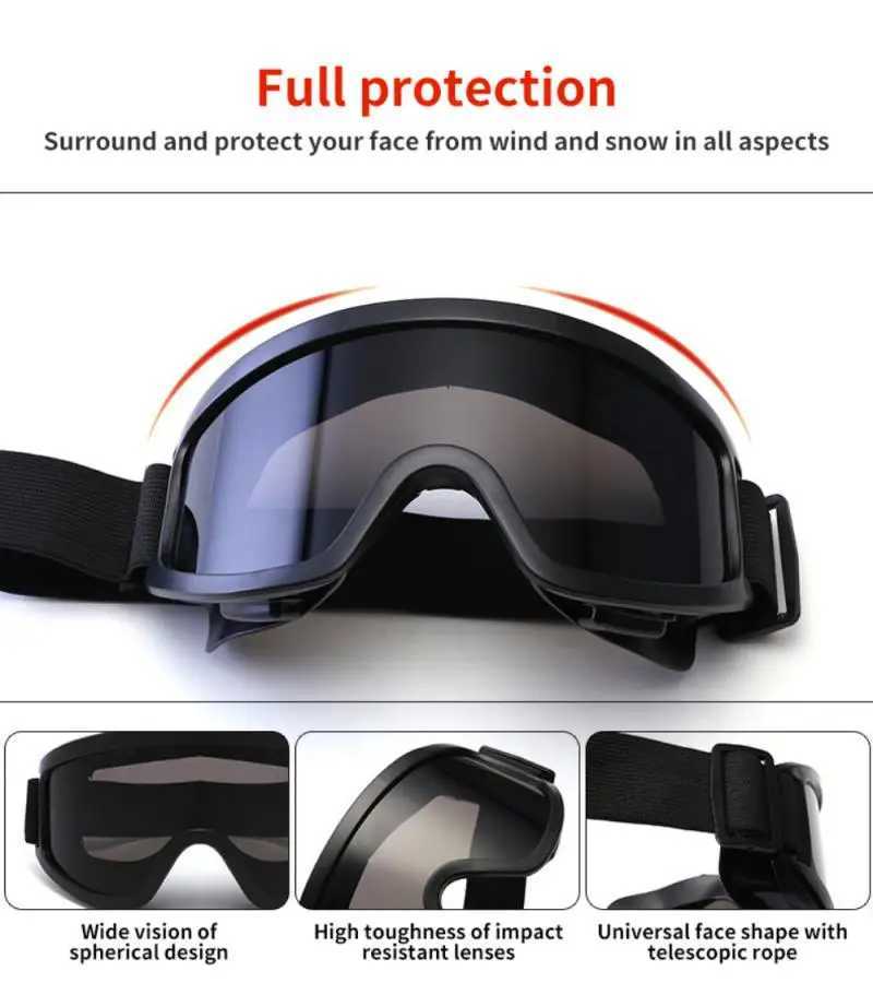 Ski goggles winter outdoor sports snow sunglasses Uv400 double-layer lens anti fog ski goggles for men CL241010